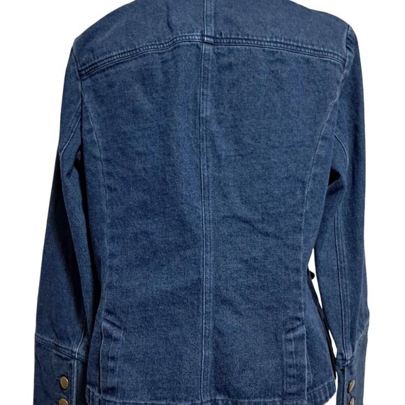 Van Heusen Womens Denim Jacket Size L - Picture 3 of 8